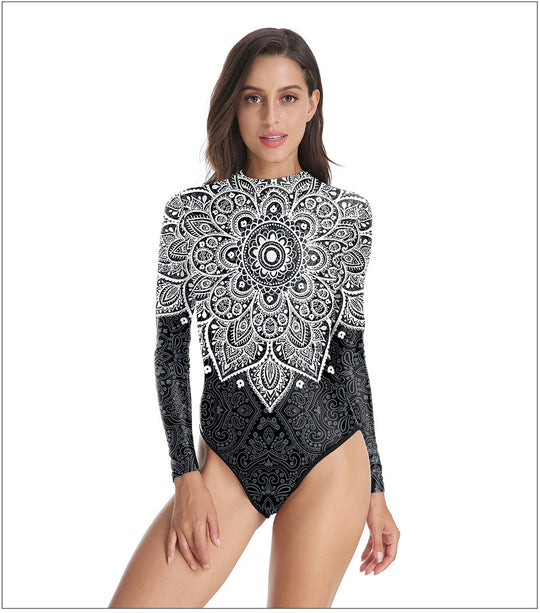 Printed Ladies Hot Sale One-piece Swim