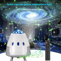 Creative USB Space Capsule Starry Atmosphere Projection Lamp Projector